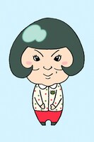 片桐はいりイラスト