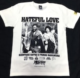 「勝新太郎＆中村玉緒 -HATEFUL LOVE（憎いほどに愛してる）Tシャツ」