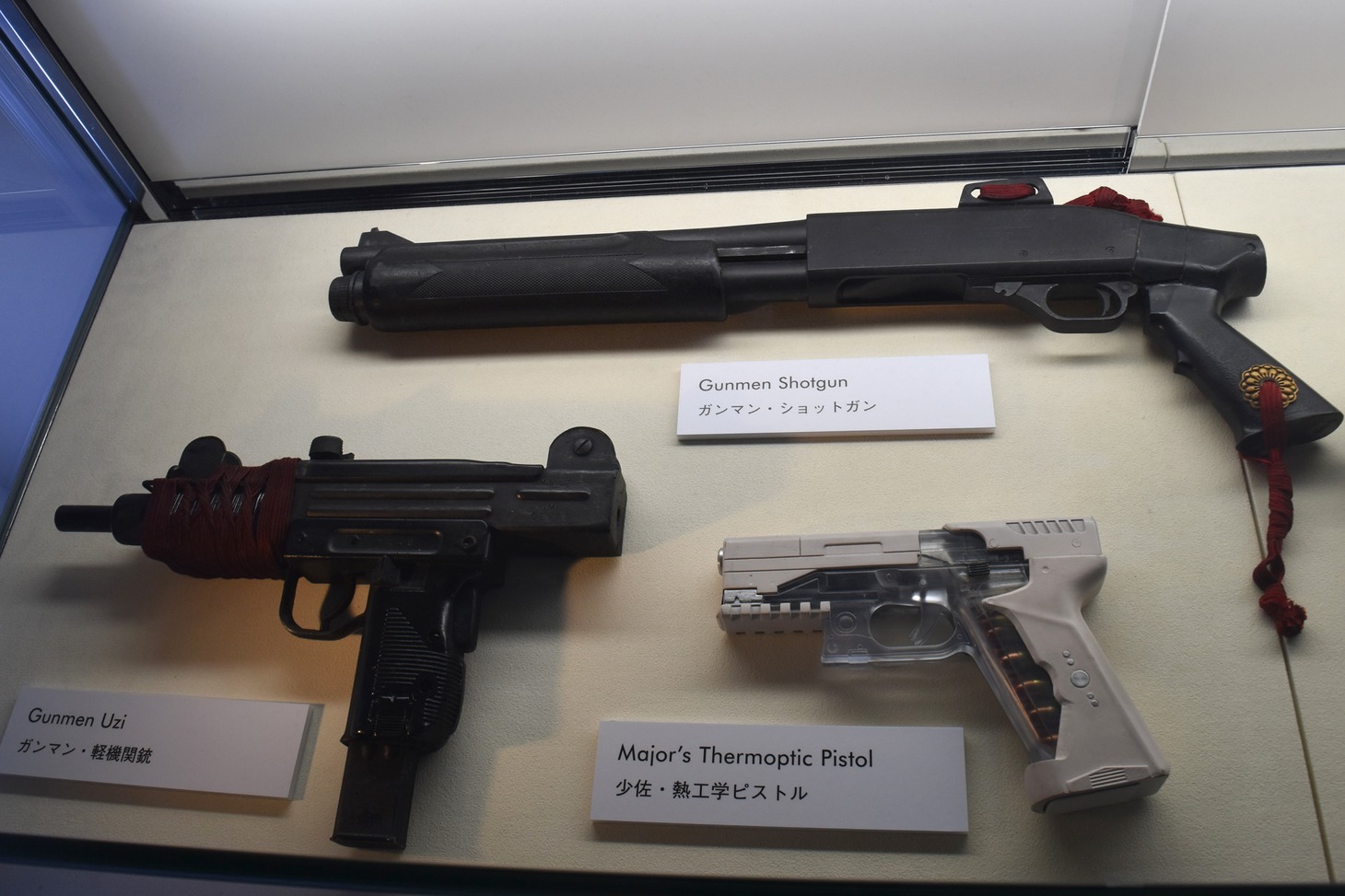 「GHOST IN THE SHELL ゴースト・イン・ザ・シェル」エクスクルーシブイベントの展示の様子。