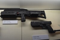 「GHOST IN THE SHELL ゴースト・イン・ザ・シェル」エクスクルーシブイベントの展示の様子。