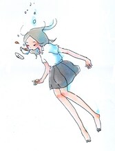 今日マチ子によるイラスト。