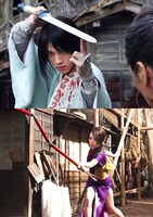 上から福士蒼汰演じる天津影久、戸田恵梨香扮する乙橘槇絵。