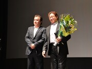 舞台挨拶終盤には、かつて全日本、SWS、WARで天龍と苦楽を共にした北原光騎が駆けつけた。