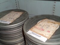 「ドラゴンへの道」のオリジナルネガフィルム。