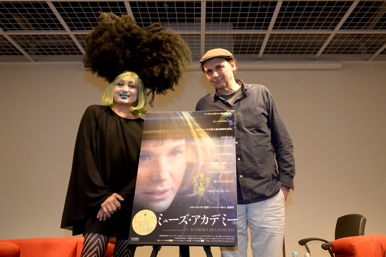 左からヴィヴィアン佐藤、ホセ・ルイス・ゲリン。