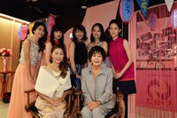 「リブート新作公開直前！45周年を迎える同日の昼下りに『団地妻』を観よう！￼女優陣が勢揃い～ロマンポルノ誕生45周年記念イベント」の様子。