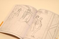 「『ファンタスティック・ビーストと魔法使いの旅』公認ぬりえブック：魅惑のキャラクターと舞台」中面