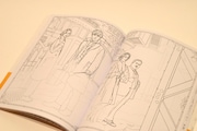 「『ファンタスティック・ビーストと魔法使いの旅』公認ぬりえブック:魅惑のキャラクターと舞台」中面