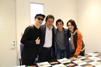 左から宇多丸（RHYMESTER）、井上敏樹、賀集利樹、半田健人。