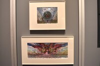 「株式会社カラー10周年記念展 ～過去（これまで）のエヴァと、未来（これから）のエヴァ。そして現在（いま）のスタジオカラー。～」展示の様子。(c)カラー