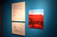 「株式会社カラー10周年記念展 ～過去（これまで）のエヴァと、未来（これから）のエヴァ。そして現在（いま）のスタジオカラー。～」展示の様子。(c)カラー