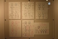 「株式会社カラー10周年記念展 ～過去（これまで）のエヴァと、未来（これから）のエヴァ。そして現在（いま）のスタジオカラー。～」展示の様子。(c)カラー