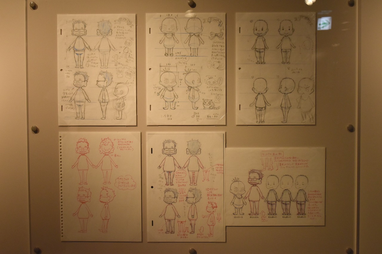 「株式会社カラー10周年記念展 ～過去（これまで）のエヴァと、未来（これから）のエヴァ。そして現在（いま）のスタジオカラー。～」展示の様子。(c)カラー