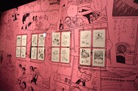 「株式会社カラー10周年記念展 ～過去（これまで）のエヴァと、未来（これから）のエヴァ。そして現在（いま）のスタジオカラー。～」展示の様子。(c)カラー