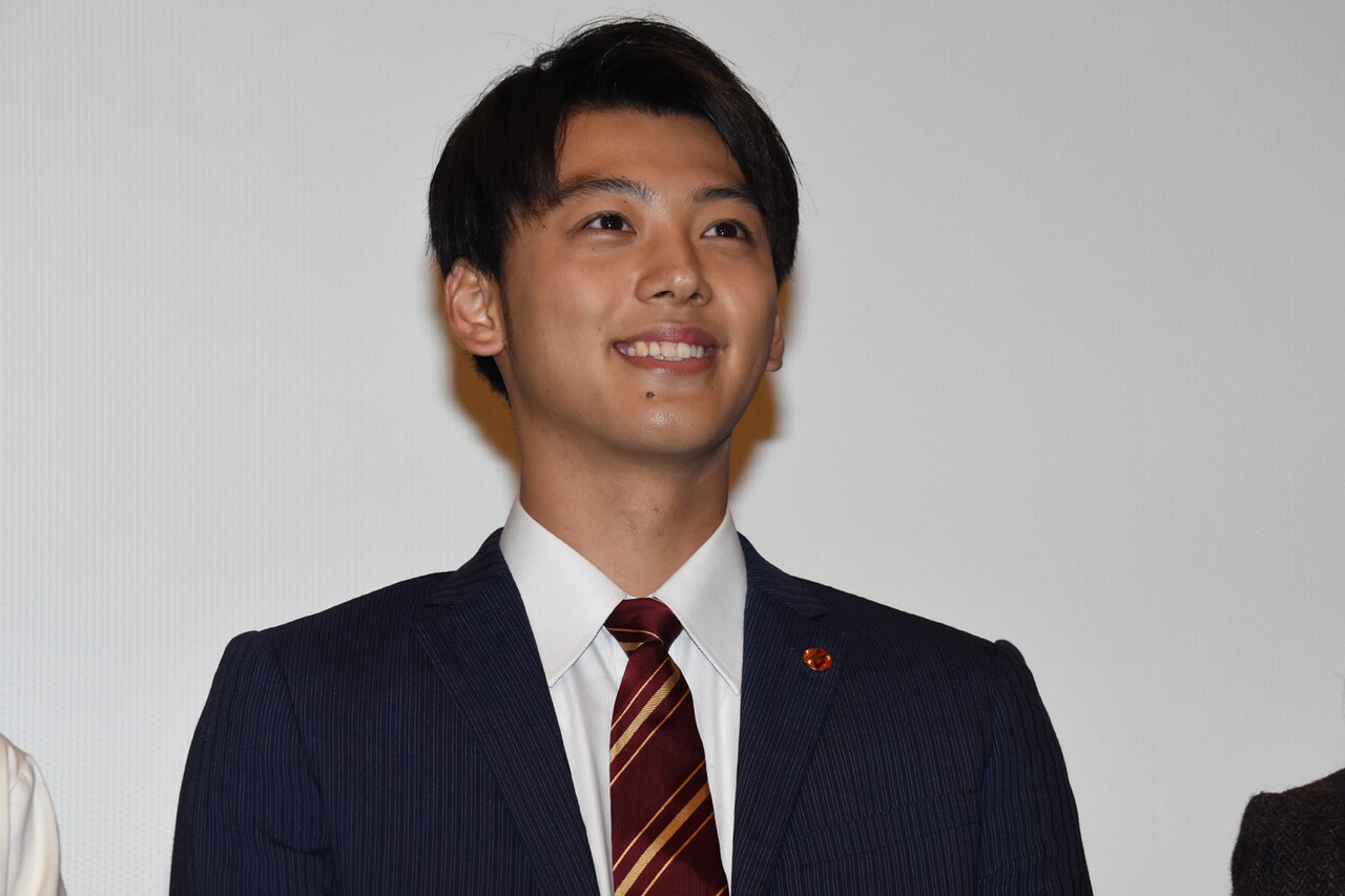 「仮面ライダー平成ジェネレーションズ Dr.パックマン対エグゼイド＆ゴースト with レジェンドライダー」完成披露に登壇した竹内涼真。