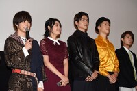 「仮面ライダー平成ジェネレーションズ Dr.パックマン対エグゼイド＆ゴースト with レジェンドライダー」完成披露上映会の様子。