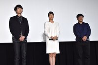 「L－エル－」初日舞台挨拶の様子。