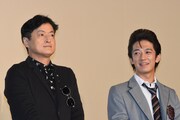 左から陣内孝則、大倉士門。