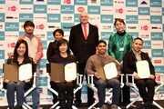 第17回東京フィルメックス授賞式の登壇者たち。
