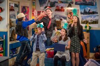 「フラーハウス」シーズン2のメイキングカット。（Photo by Michael Yarish / Netflix）