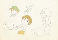 「マルコの世界 小田部羊一と『母をたずねて三千里』展」展示物 (c)NIPPON ANIMATION CO., LTD.