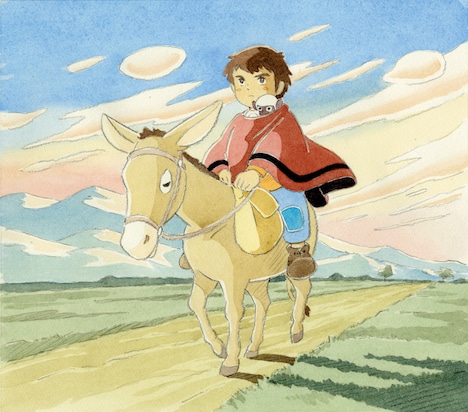 「マルコの世界 小田部羊一と『母をたずねて三千里』展」展示物 (c)NIPPON ANIMATION CO., LTD.