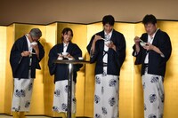 「RANMARU 神の舌を持つ男～（中略）～鬼灯デスロード編」公開直前大宴会の様子。