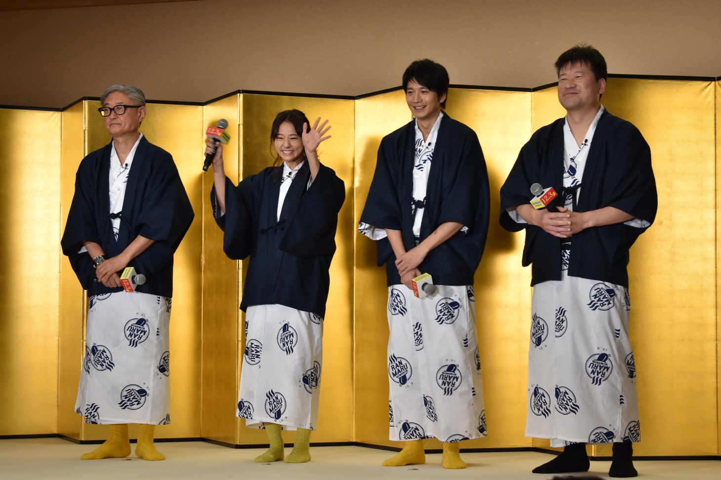 「RANMARU 神の舌を持つ男～（中略）～鬼灯デスロード編」公開直前大宴会の様子。