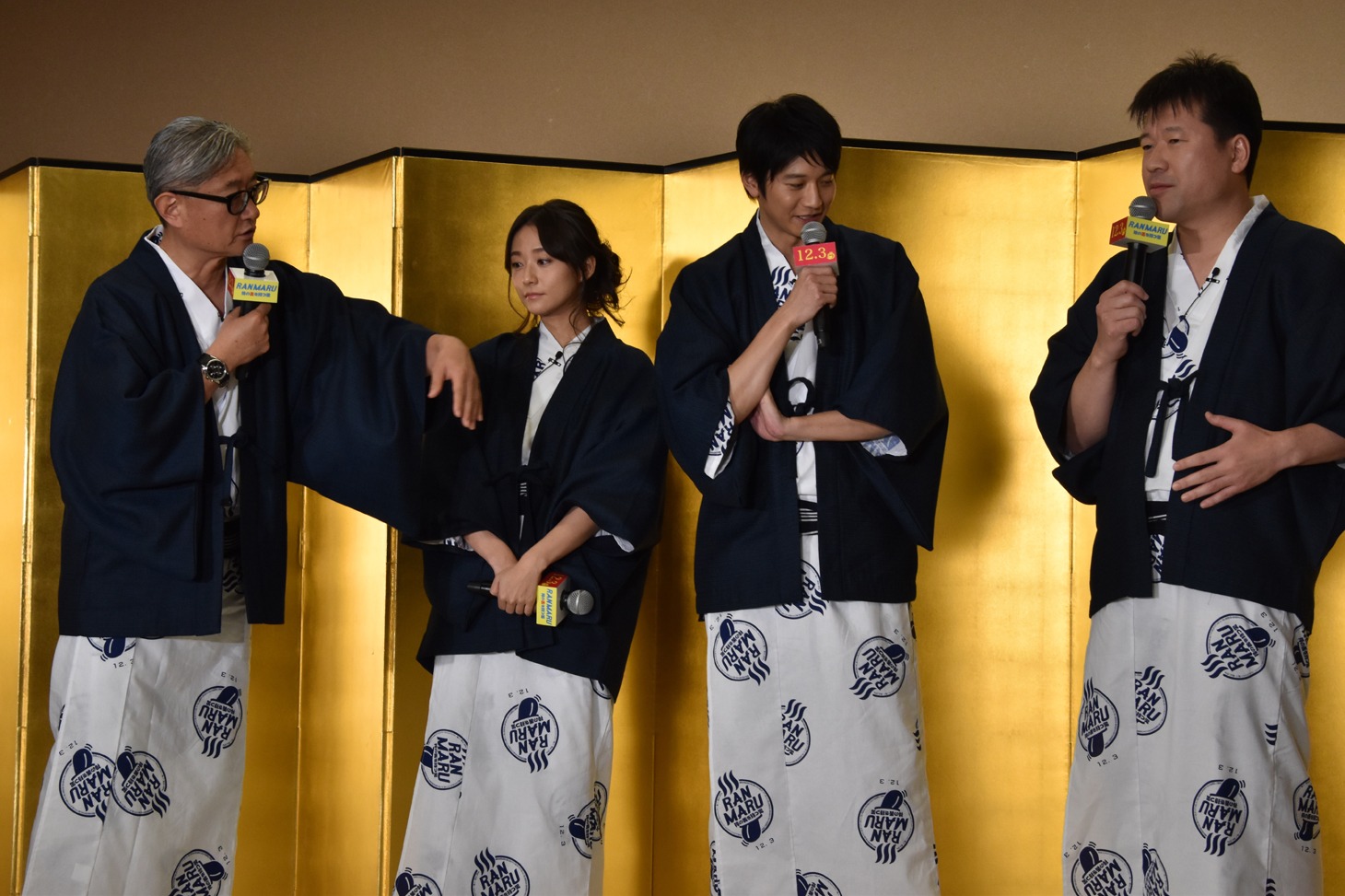 「RANMARU 神の舌を持つ男～（中略）～鬼灯デスロード編」公開直前大宴会の様子。