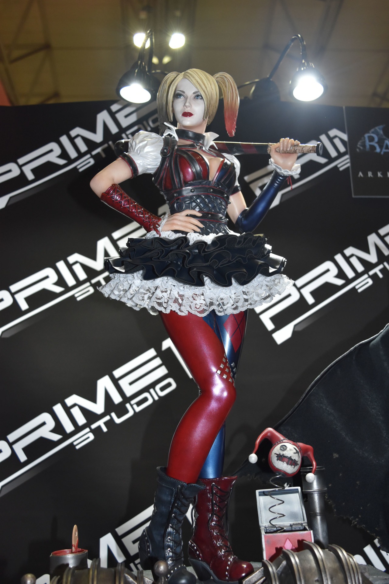 プライム1スタジオの展示コーナー。