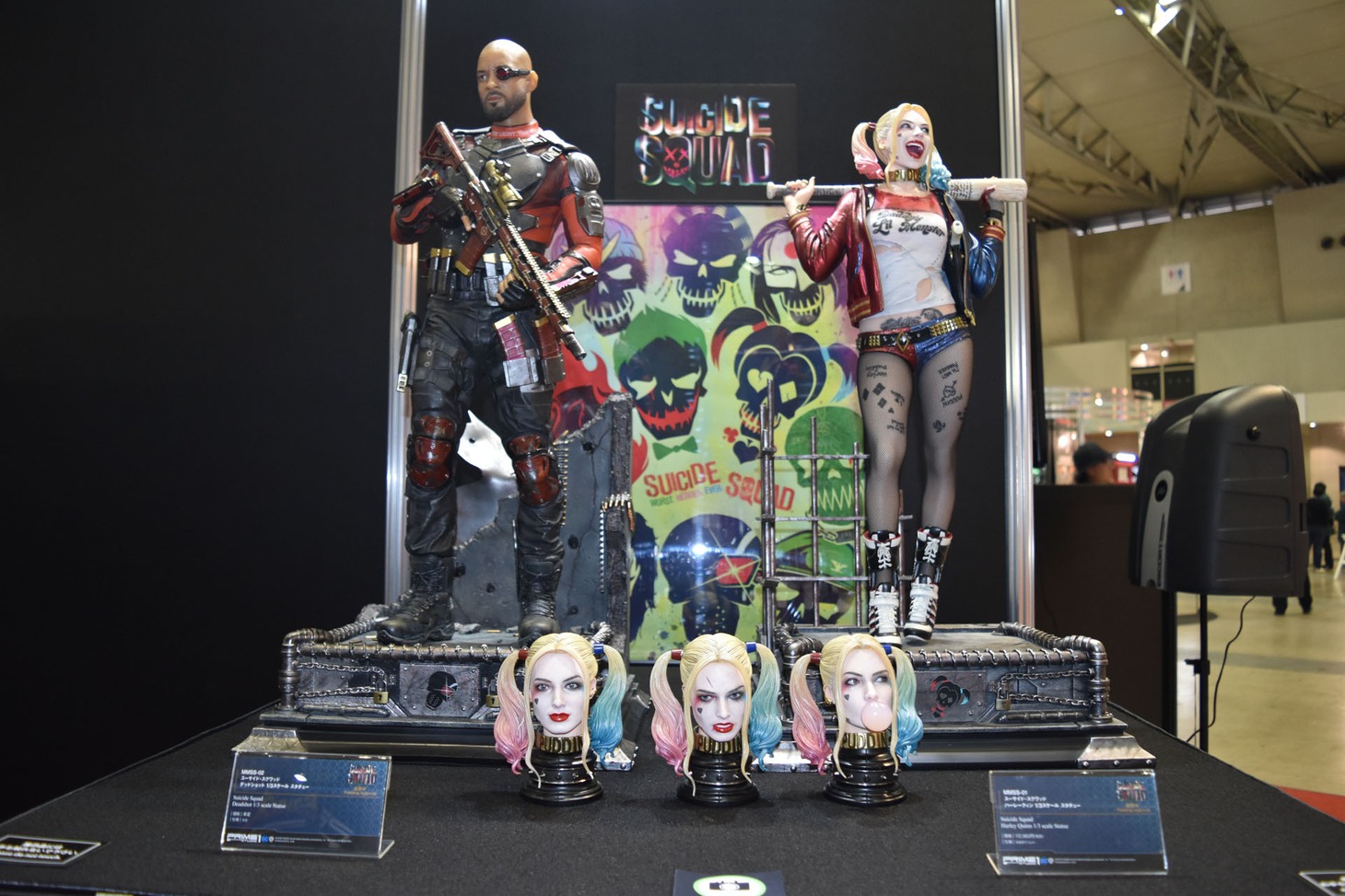 プライム1スタジオの展示コーナー。