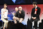 トークショーの様子。