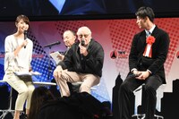 トークショーの様子。