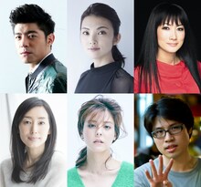 上段左からワン・ポーチエ、田中麗奈、余貴美子。下段左から木村多江、藤井美菜、ジェイ・チャン。