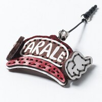 「アラレちゃん帽子ストラップ」（レッド）