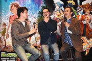 「モンスターストライク THE MOVIE はじまりの場所へ」トークイベントの様子。