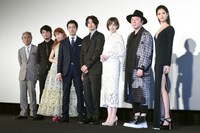 「土竜の唄 香港狂騒曲」完成披露舞台挨拶の様子。