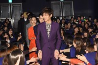 「キセキ ーあの日のソビトー」完成披露の様子。