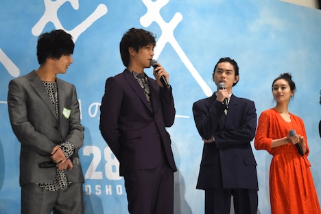 「キセキ ーあの日のソビトー」完成披露の様子。