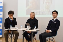左から藤巻直哉、鈴木敏夫、石井朋彦。