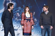 「ローグ・ワン／スター・ウォーズ・ストーリー」アジア最速来日記者会見の様子。