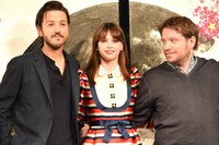 「ローグ・ワン／スター・ウォーズ・ストーリー」アジア最速来日記者会見の様子。