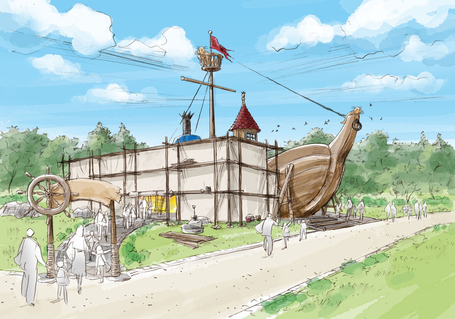 「ムーミンバレーパーク」アトラクションイメージ画像