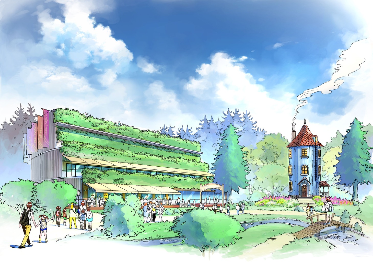 「ムーミンバレーパーク」ムーミン小屋イメージ画像