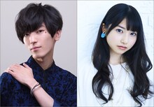 映画「一週間フレンズ。」に声の出演をする声優の山谷祥生（左）、雨宮天（右）。