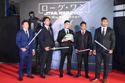 日本人ゲストのラグビー日本代表選手たち。