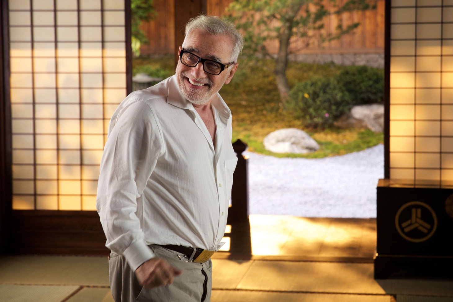 「沈黙－サイレンス－」メイキングカットより、マーティン・スコセッシ。