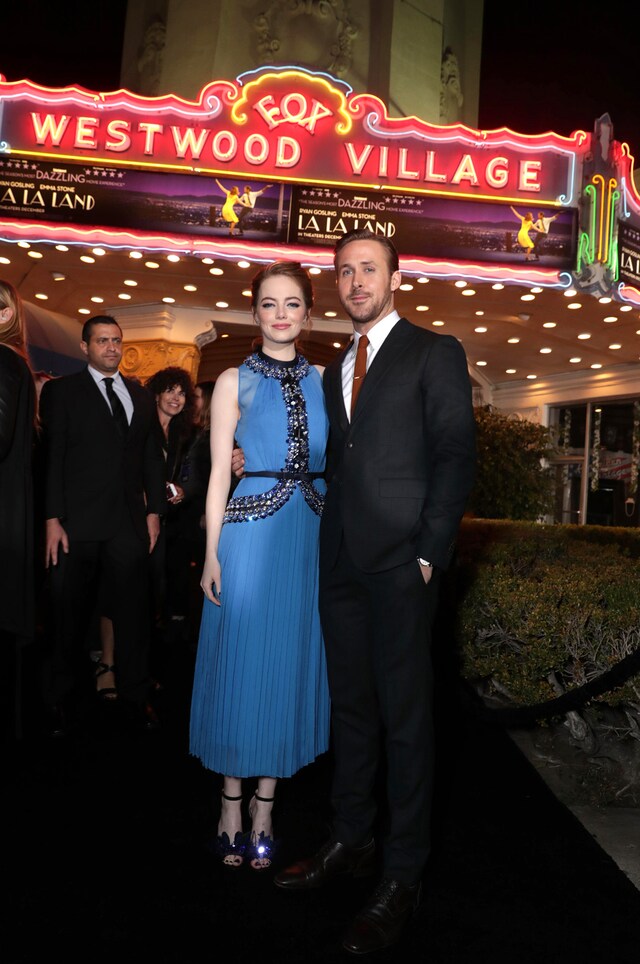 「ラ・ラ・ランド」プレミア上映の様子。