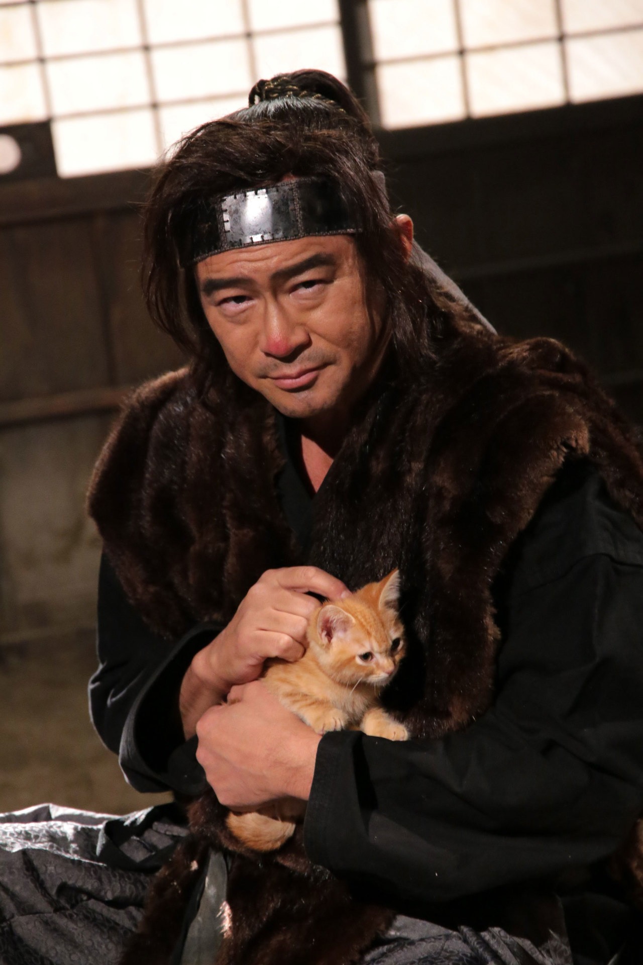「猫忍」で剣山を演じる船越英一郎。