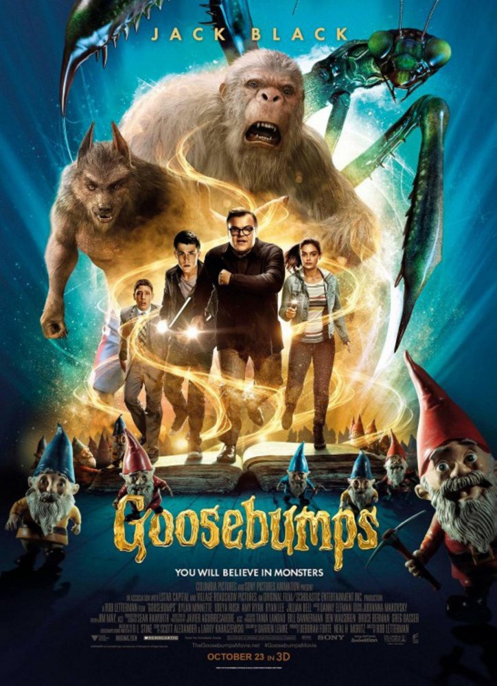 「グースバンプス モンスターと秘密の書」海外版ポスタービジュアル (c)2015 Columbia Pictures Industries, Inc., LSC Film Corporation and Village Roadshow Films Global Inc. All Rights Reserved.